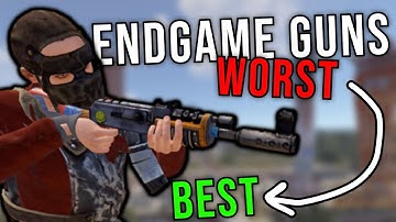 All Rust End-Game Guns (Worst to Best)