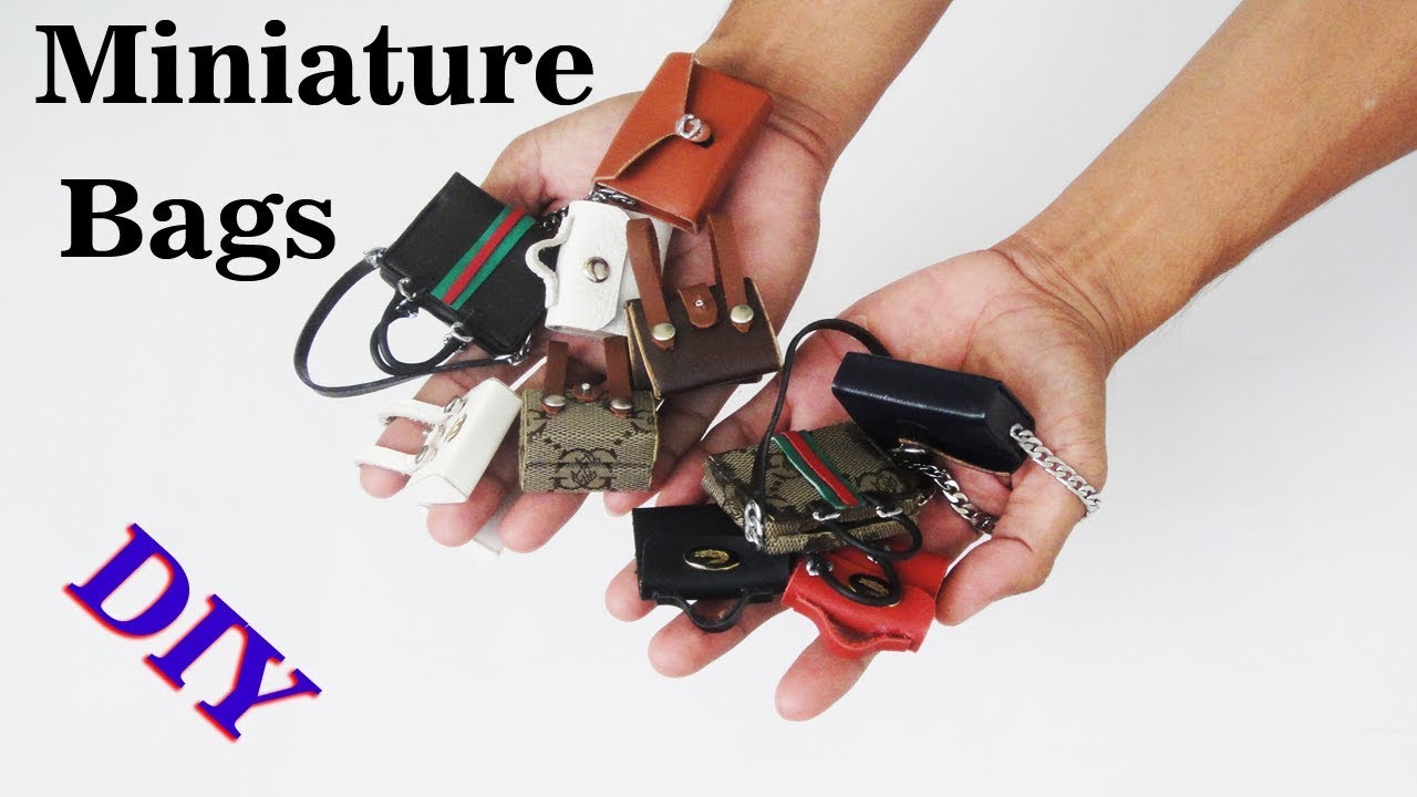 Doll bag 4 Amazing DIY Miniature to do at home compilation crafts