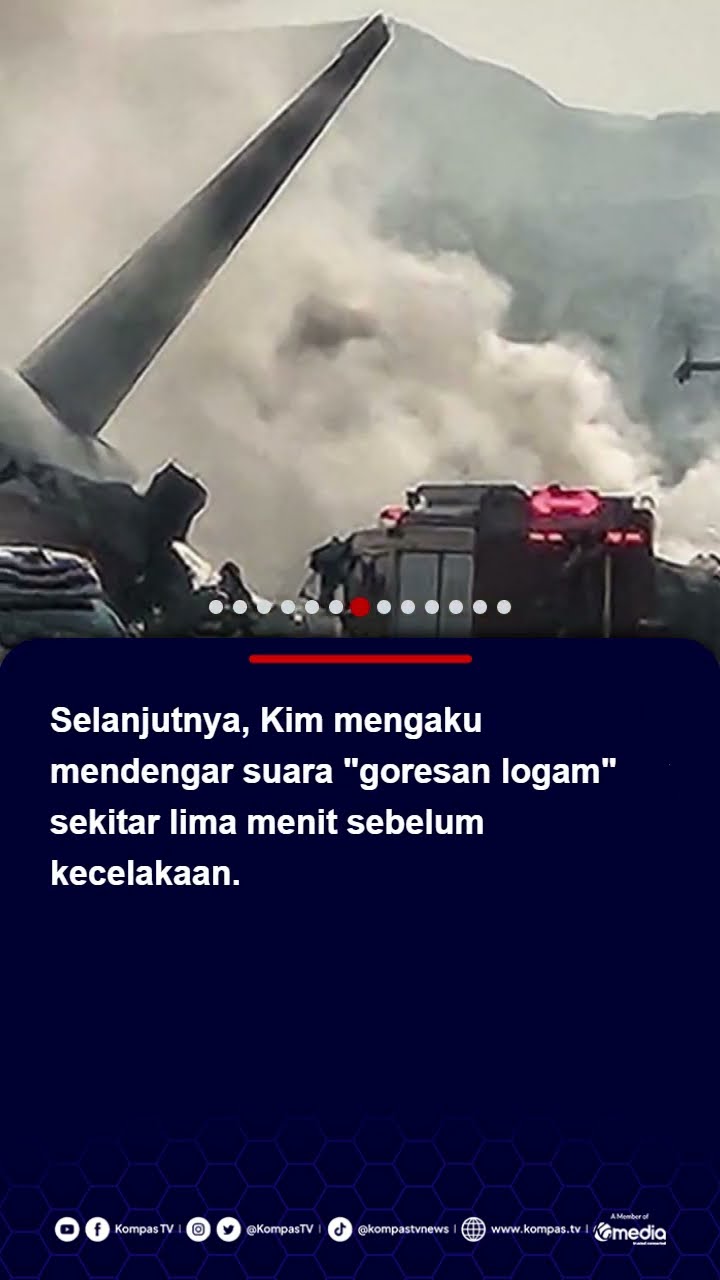 Pengakuan Saksi Mata saat Kecelakaan Jeju Air: Pesawat Tabrak Burung hingga Dengar Ledakan #jejuair