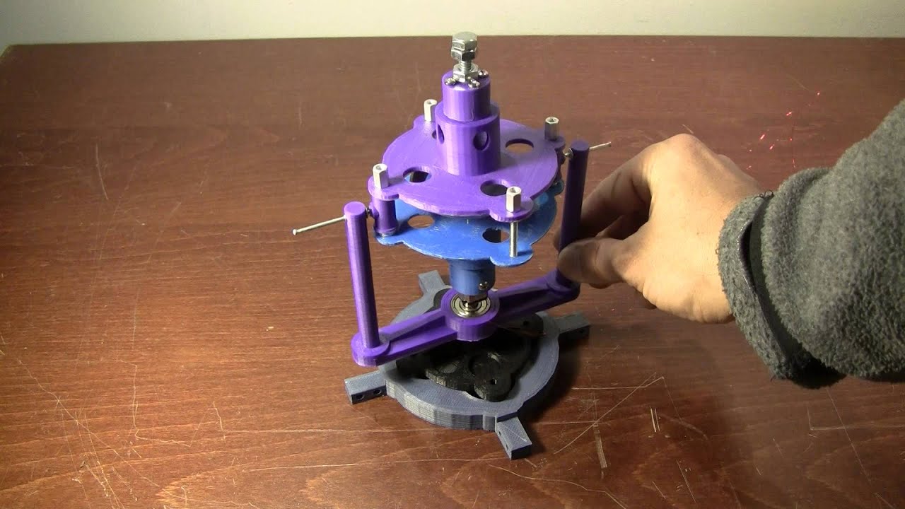 3D printed motorized gyroscope - YouTube.