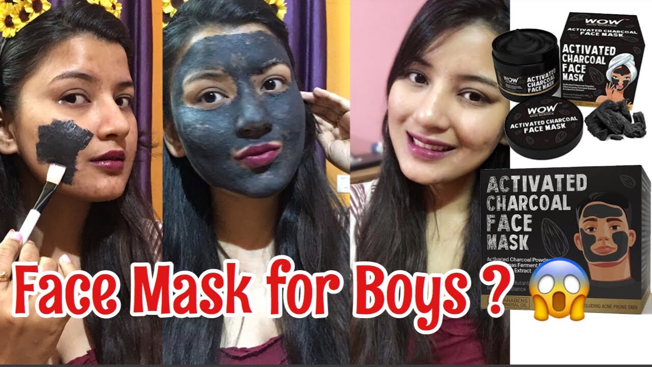 Wow Activated Charcoal Face Mask Review| Nukhrewali