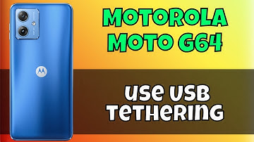Motorola Moto G64 USB Tethering || USB tethering settings || How to use USB tethering