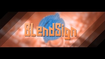 Intro: BlendSign [Blender/AE] V1 #Accepted