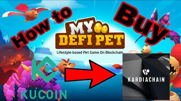 How to buy Dpet Token using Kucoin from Kardia Chain Wallet easy way Real quick 2021 (Tagalog)