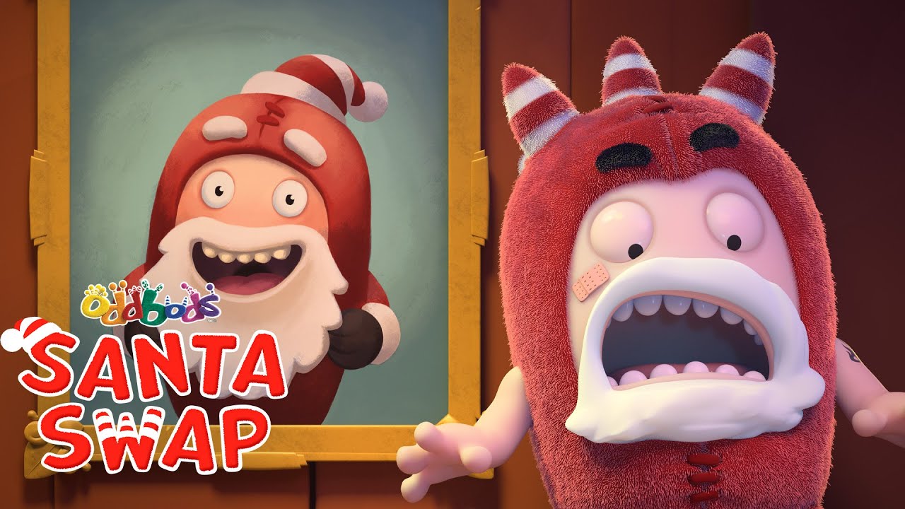 🎅🏻 Santa Swap - Christmas Special!🎅🏻| Baby Oddbods | Funny Comedy Cartoon Episodes for Kids