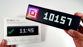 LaMetric Time Smart WIFI Clock Unboxing and Review | Expensive Price But Is It Worth It?