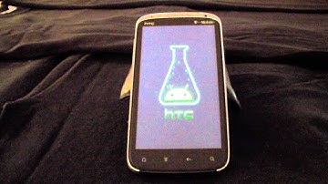HTC Sensation Showing Custom Bootanimation (HTC Bubbles)