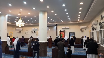 صلاة العشاء _القارئ محمد نذير _في جامع عامر بن سعيد القحطاني