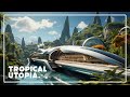 Futuristic tropical utopia  atmospheric and euphoric ambient music to relax or concentrate to