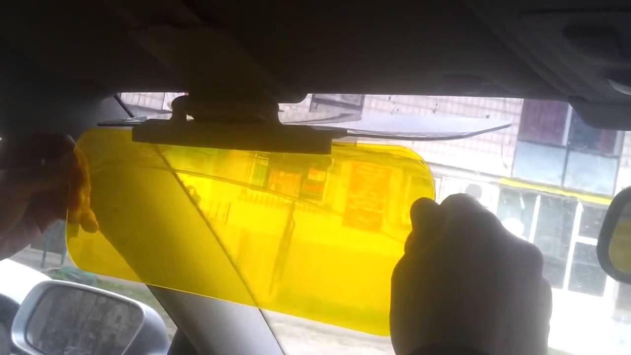 Антибликовый солнцезащитный козырёк для авто