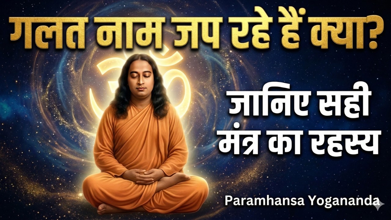 गलत नाम जप रहे हैं क्या? जानिए सही मंत्र का रहस्य | Paramhansa Yogananda