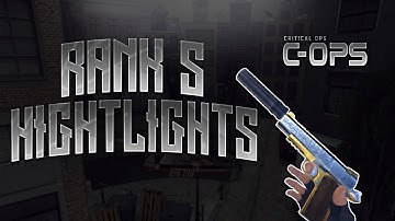 Critical Ops Rank S Highlights | 1v4 Clutch!?