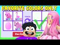 I Traded RANDOM Players Pets In Their FAVORITE COLOR In Adopt Me! (PART 4)