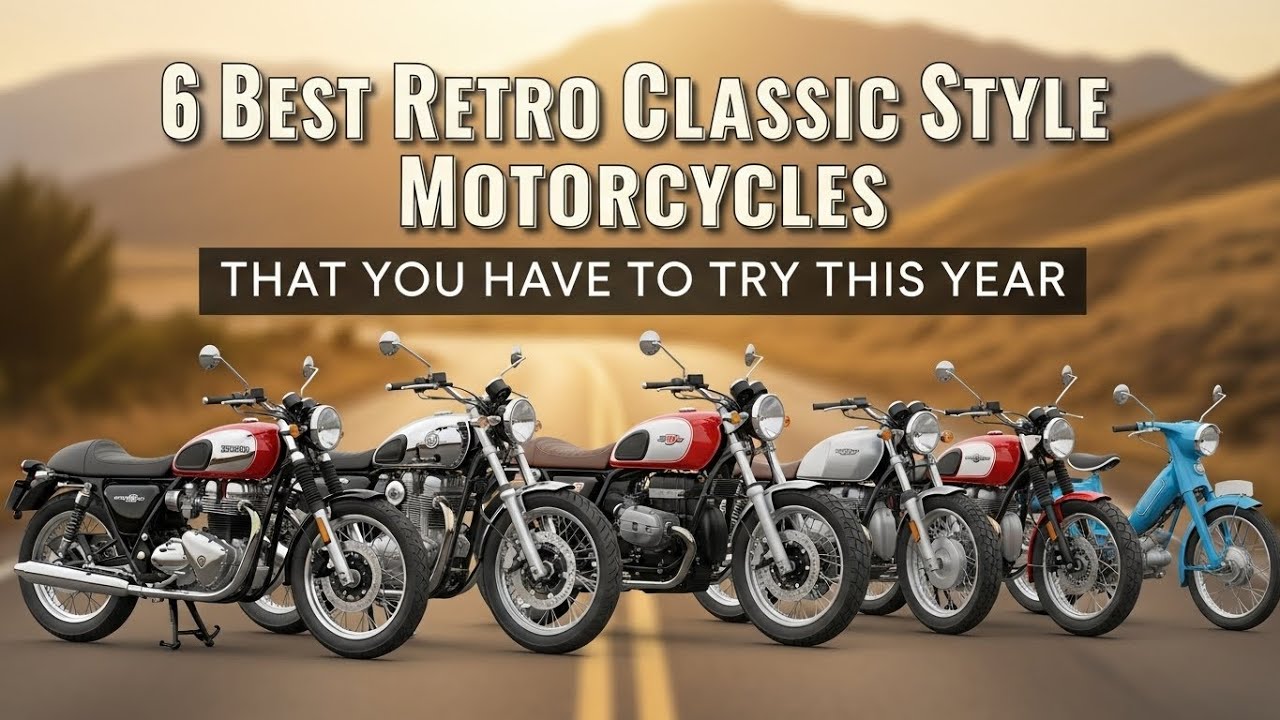 6 Best Retro Classic Style Motorcycles That You Have to Try This Year