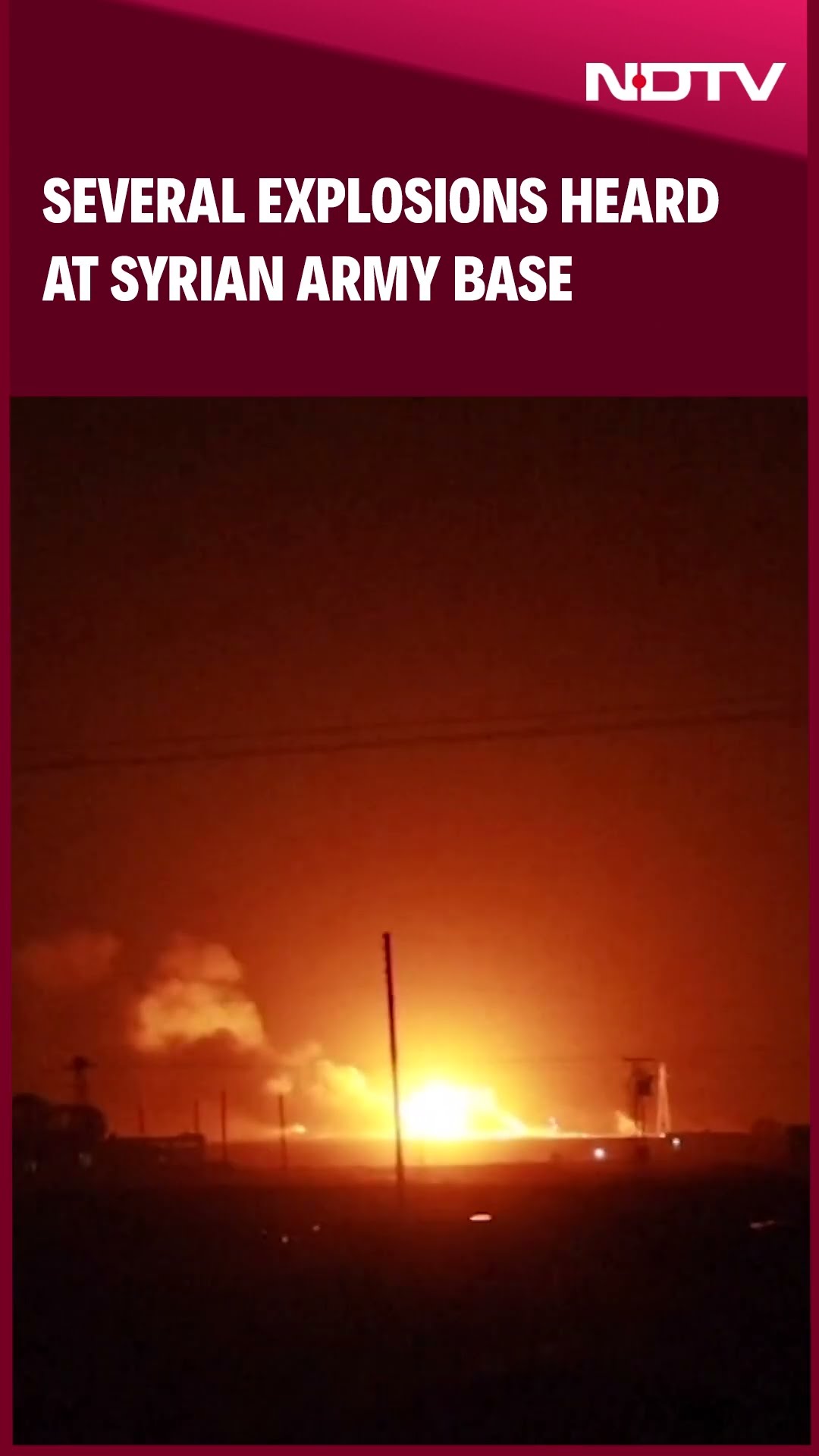 Several Explosions Heard At Syrian Army Base Near Qamishli Airport