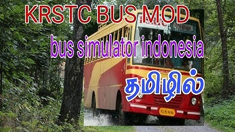 KSRTC BUS MOD // BUS SIMULATOR INDONESIA// MM KUTTY GAMING//தமிழில்...