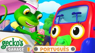 Ladrão de Sorvete! | Garagem do Gecko em Português | Desenhos Animados Infantis