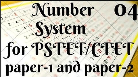 Number System for PSTET/CTET | Paper 1 and 2 | Full Course | Fully Explain |