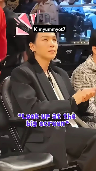 Yoongi Marry Me On Big screen 🤣 The way suga get shy after seeing It 😂 #BTS #Suga