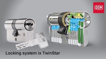 DOM ix TwinStar locking system