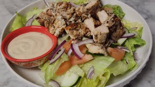 Pizza Cafe Vlog Grilled Chicken Garden Salad and Italian  Pizzas