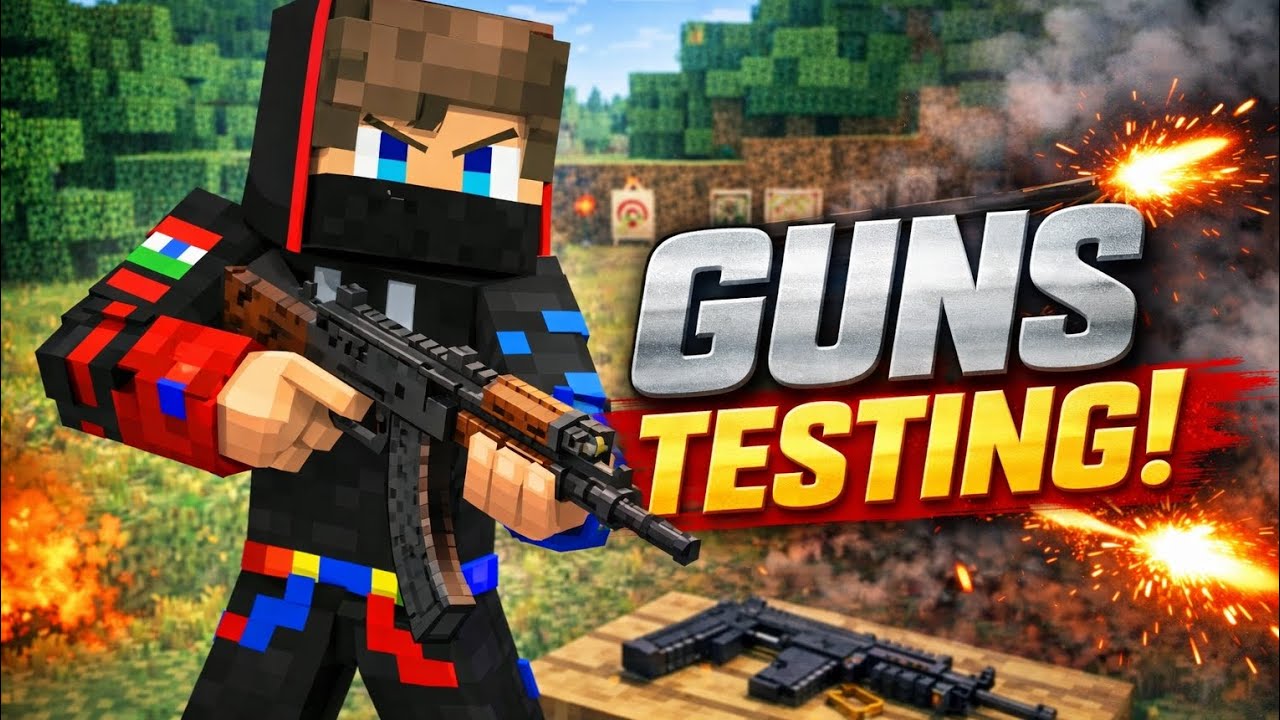 Minecraft Powerfull Gun 🔥 Minecraft Guns Testing – Powerful Weapons Showcase! - YouTube