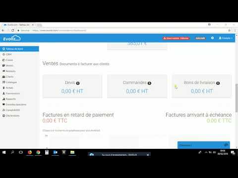 Présentation du logiciel de facturation et de gestion EVOLIZ