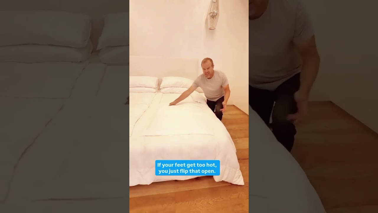 No-Tech Solution for Hot Sleepers & the Sleeping Dove Comforter!