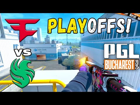 Falcons vs FaZe  – Match in 3 min - PGL Bucharest 2025 | CS2