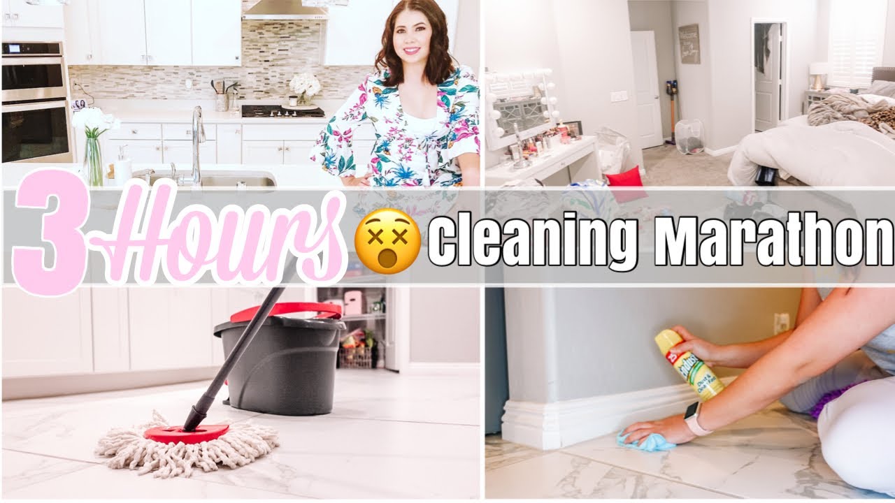 3 HOURS CLEANING MARATHON / EXTREME CLEAN WITH ME 2021 / 3 hours clean ...