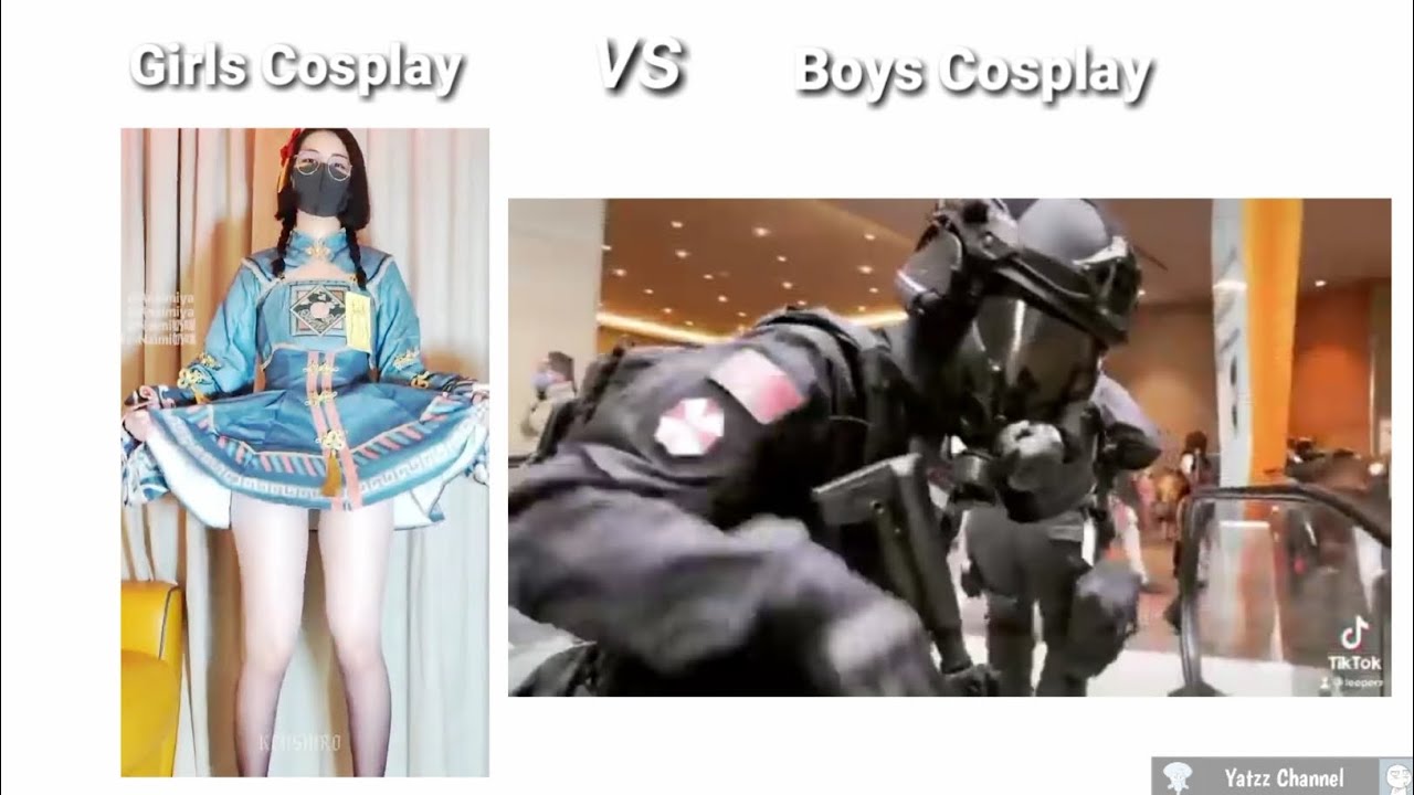 Girls Cosplay vs Boys Cosplay YouTube