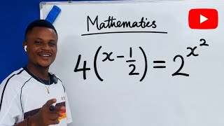 Exponential equation with a bracket exponential 