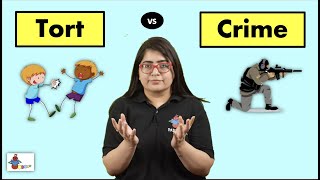 TORT vs CRIME | How TORT is different from Crime? | Difference between Tort & Crime | CS Payal Popli