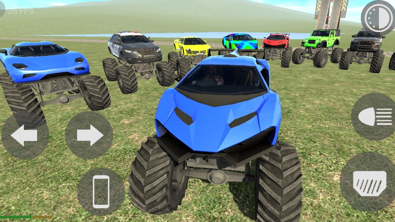 Monster Trucks का Cheat Codes ! Indian Bike Driving 3D New Update 2023