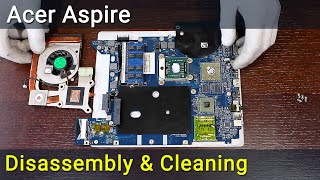 How to disassemble and clean laptop Acer Aspire 4540, 4235, 4240, 4535, 4740, 4736