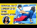 MBBS Doctor treated with Chiropractic Treatment for her Cervical and Lumbar Spine | Back Pain relief