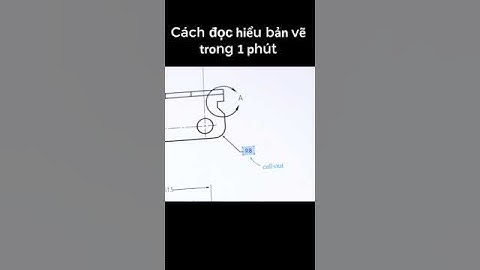 Đọc hiểu bản vẽ trong 1 phút #shorts #drawing #machenical #engineering