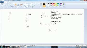 C Programming Language in Hindi | Print all numbers from 1 to n  |  while loop