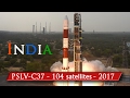Pslvc37  104 satellites in 1 launch  india  world record  2017