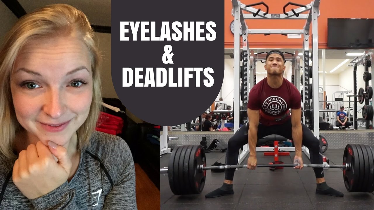 Getting ready for the Arnold | Eyelash Extensions & Deadlift PRs