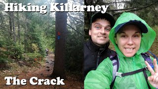 HIKING IN THE RAIN | Hiking The Crack at Killarney Provincial Park
