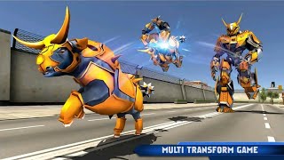 Bull Transformasi Robot 2019 Games Androit Game Play #01 Video screenshot 2