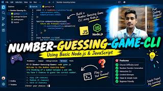 Build a Number Guessing Game CLI with JavaScript & Node.js | Beginner Project