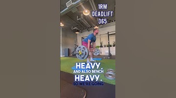 1 Rep max testing 📈