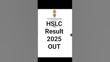 HSLC Result 2025 ⚫ How To Check Assam HSLC Result 2035 ? #hsresult2025assamout