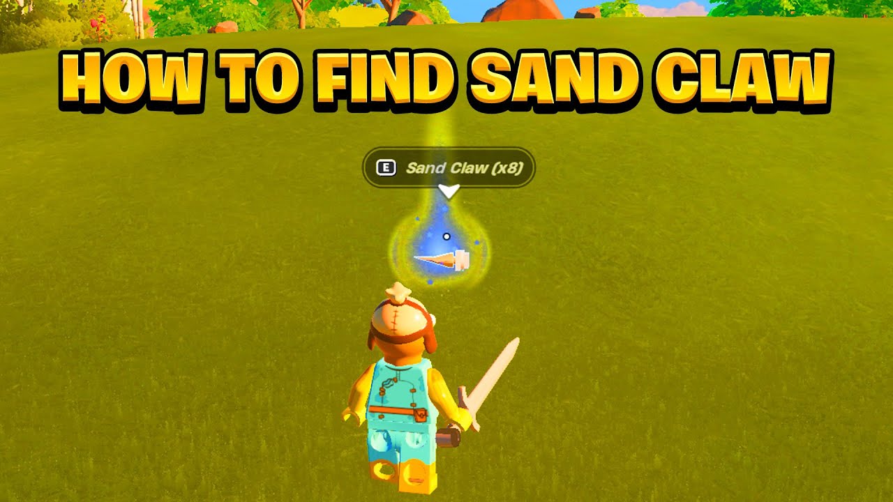 How to Find SAND CLAW in LEGO Fortnite How to Get SAND CLAW in LEGO