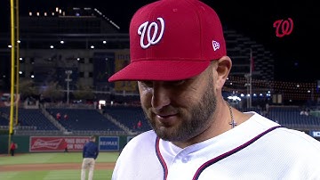 Alex Chappell is joined by Matt Adams after Nats win