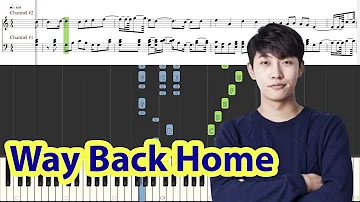 [Piano Tutorial] Way Back Home - SHAUN