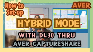 [How to] setup Hybrid mode with DL30 thru AVer CaptureShare?