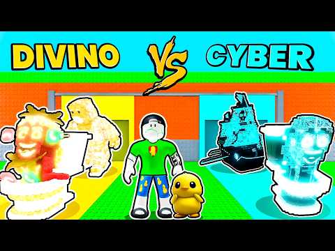 DESAFIO $0 até 1 TRILHÃO mas é CYBER vs DIVINO